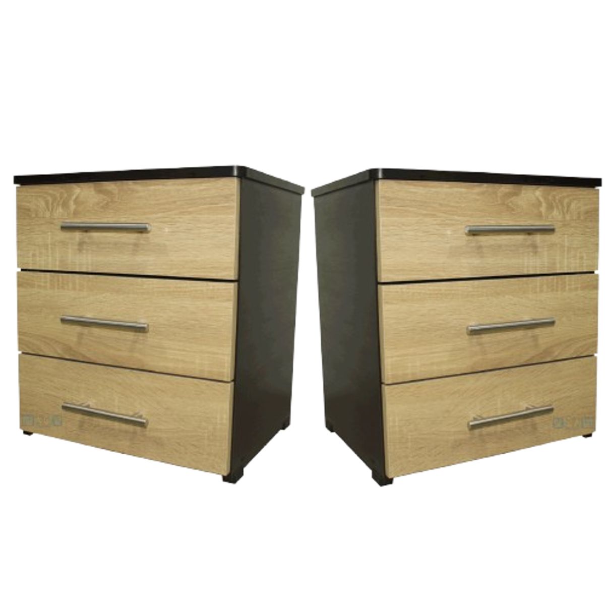 MAOS - Combo X2 Mesa De Noche  Nochero  Mesa Auxiliar