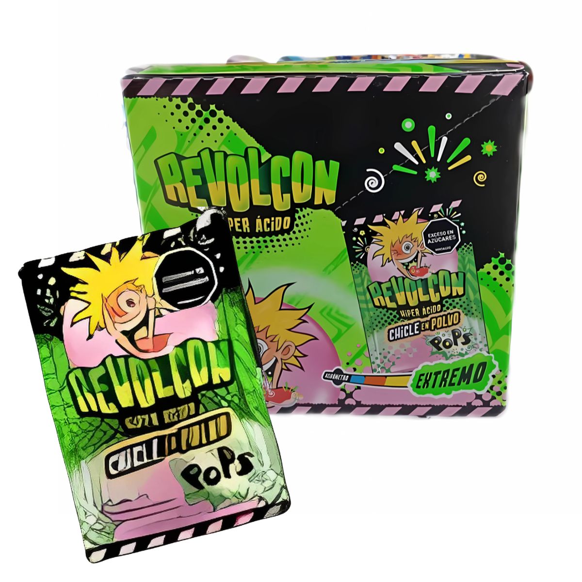 TRULULU - Revolcon Hiper Acido Pops X 12 unidades