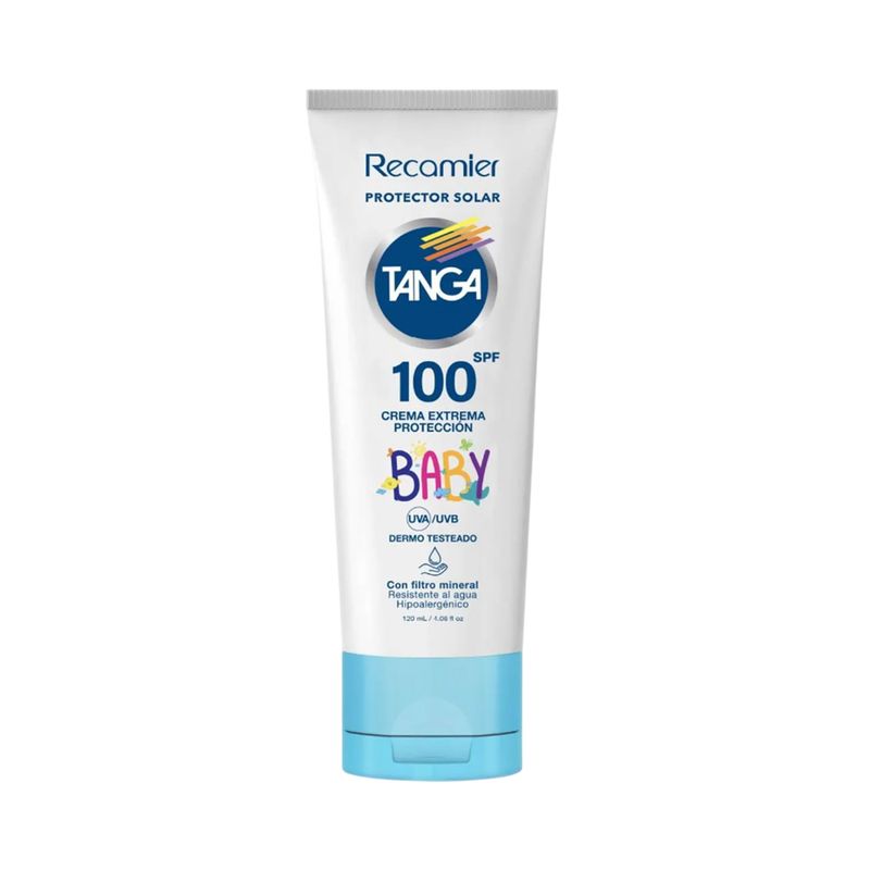 TANGA - Bloqueador SPF 100 Baby Crema Tanga 120 ml