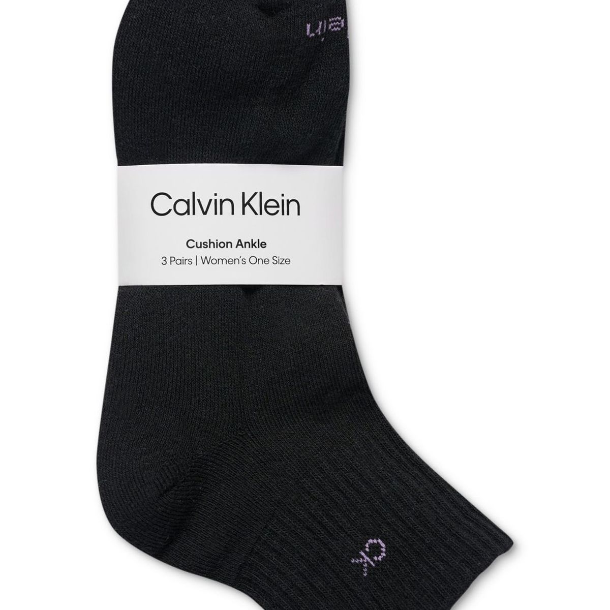 CALVIN KLEIN - Pack negro de 3 medias cushion Calvin Klein