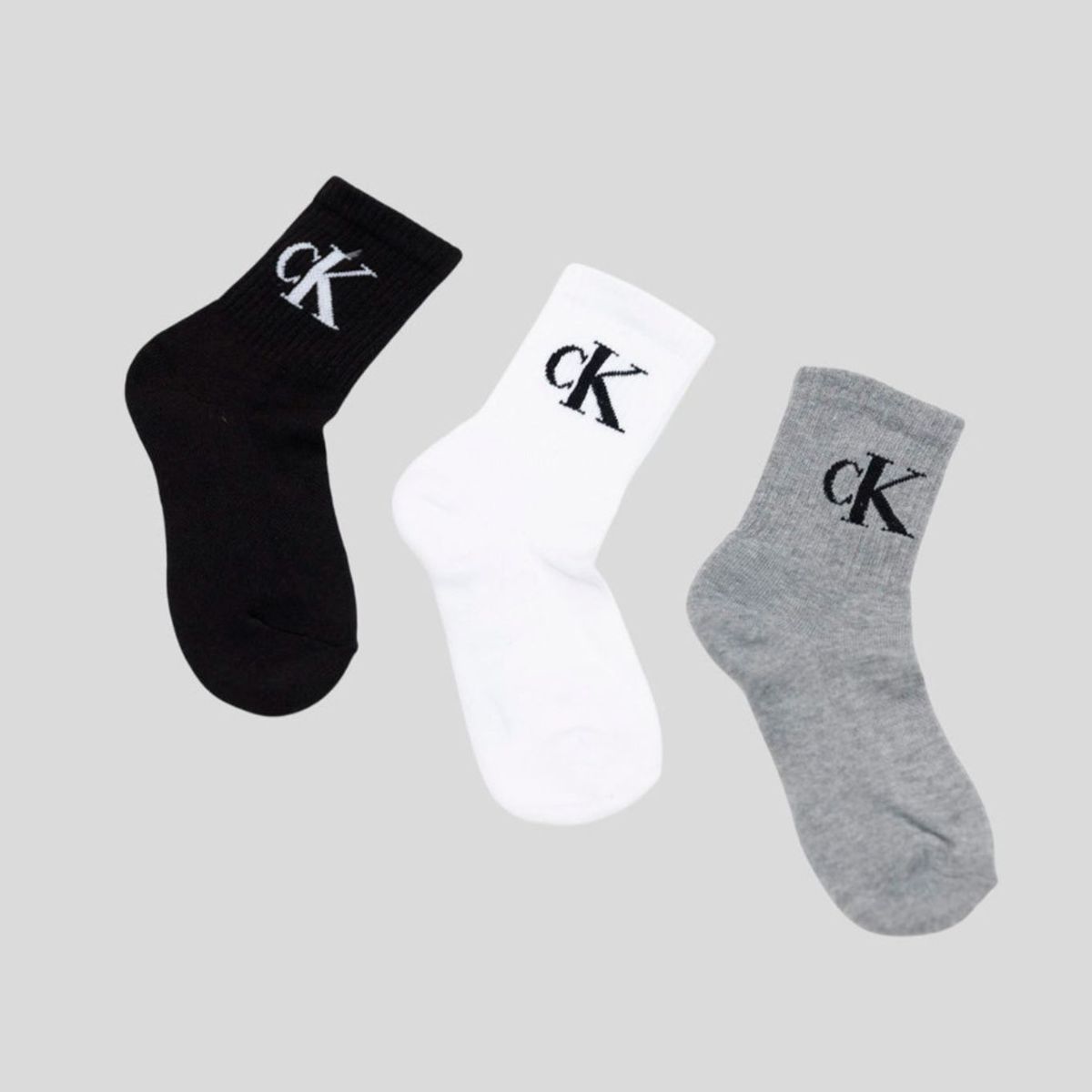 CALVIN KLEIN - Pack negro de 3 medias archive Calvin Klein