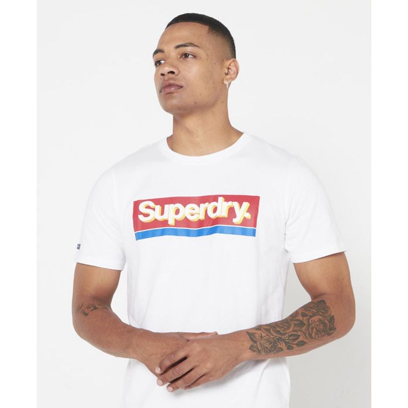 SUPERDRY - Camiseta Para Hombre Vintage Cl Seasonal Tee Mw Superdry