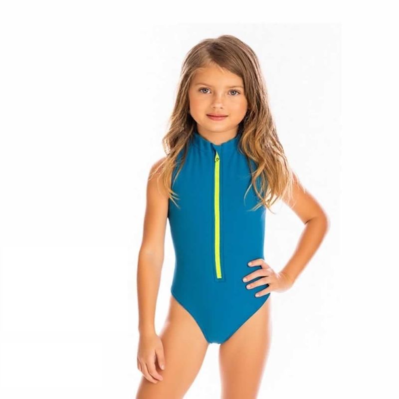 1AMIGO - Trajes de baño Enterizos Natación Para Niñas