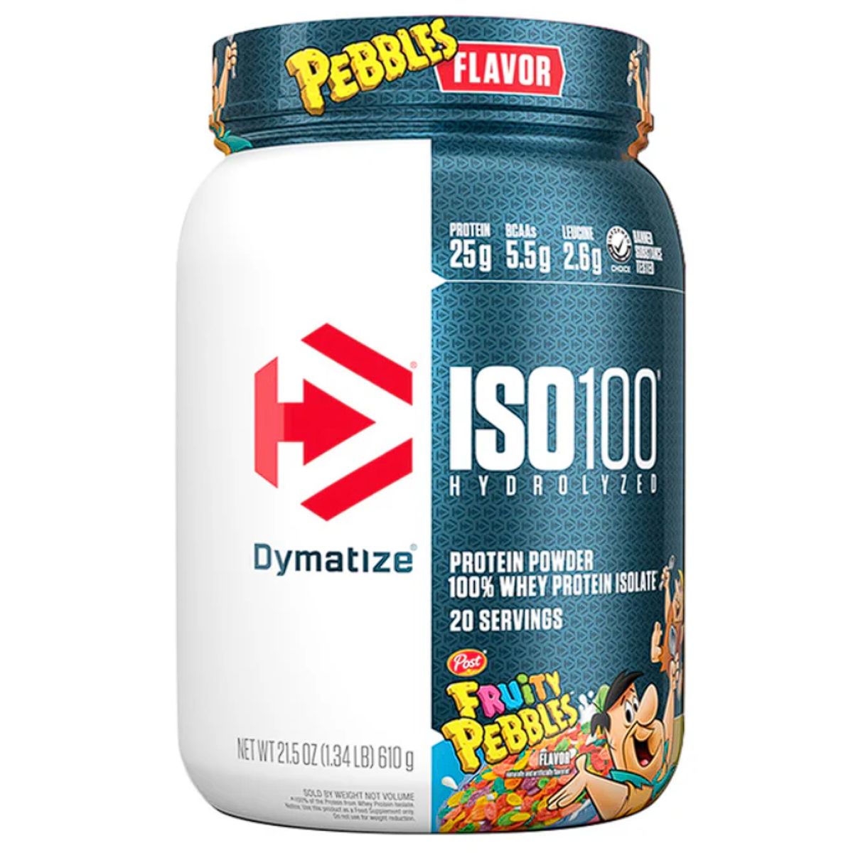 DYMATIZE - ISO100 Dymatize FRUIT PEBBLES 100% Hidrolizada 610g
