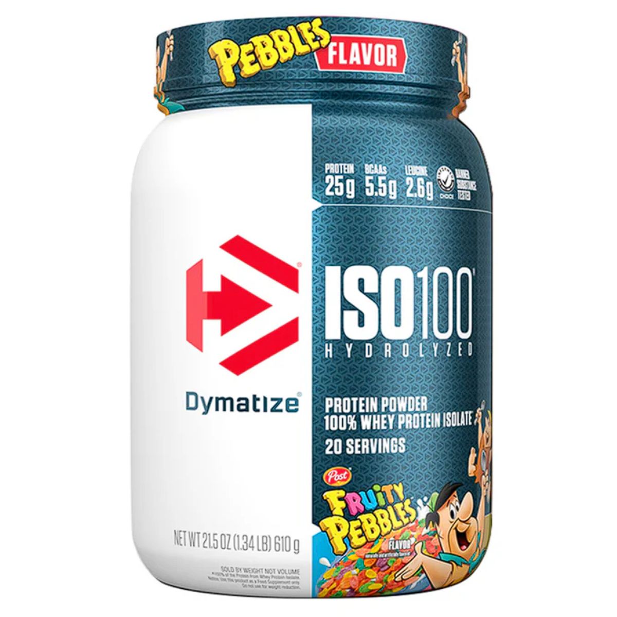 DYMATIZE - ISO100 Dymatize FRUIT PEBBLES 100% Hidrolizada 610g