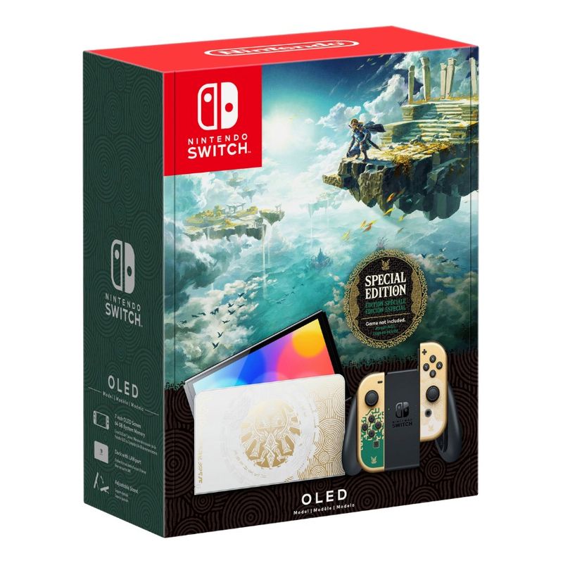 NINTENDO - Nintendo Switch OLED Zelda Edición Tears of the Kingdom