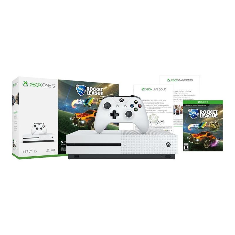 Xbox One S 1TB Rocket League Bundle Edición Blanca MICROSOFT - Main Image