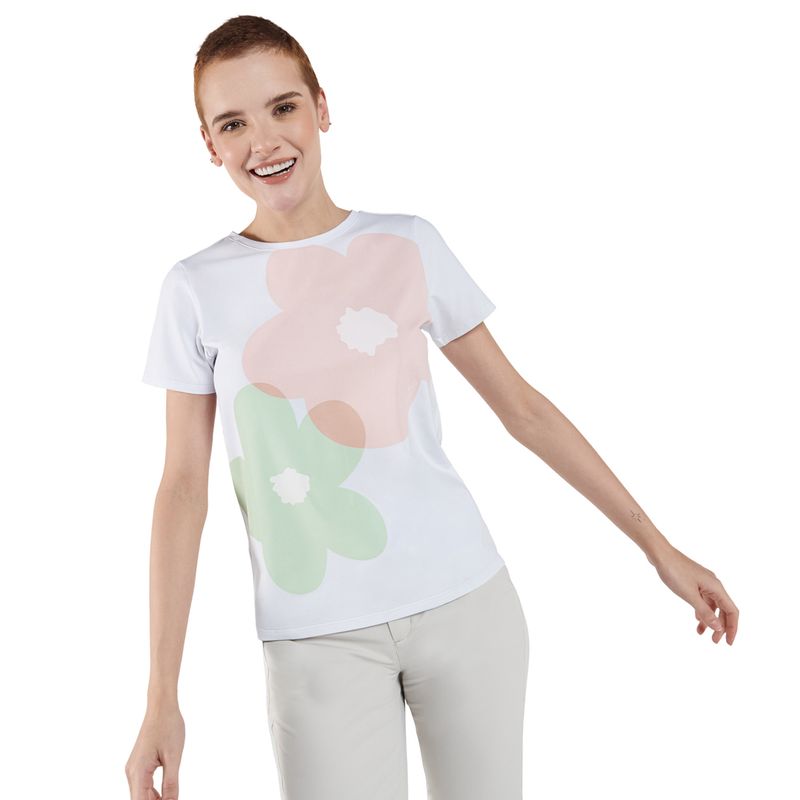 TOTTO - Camiseta Para Mujer Prime Blanca Totto