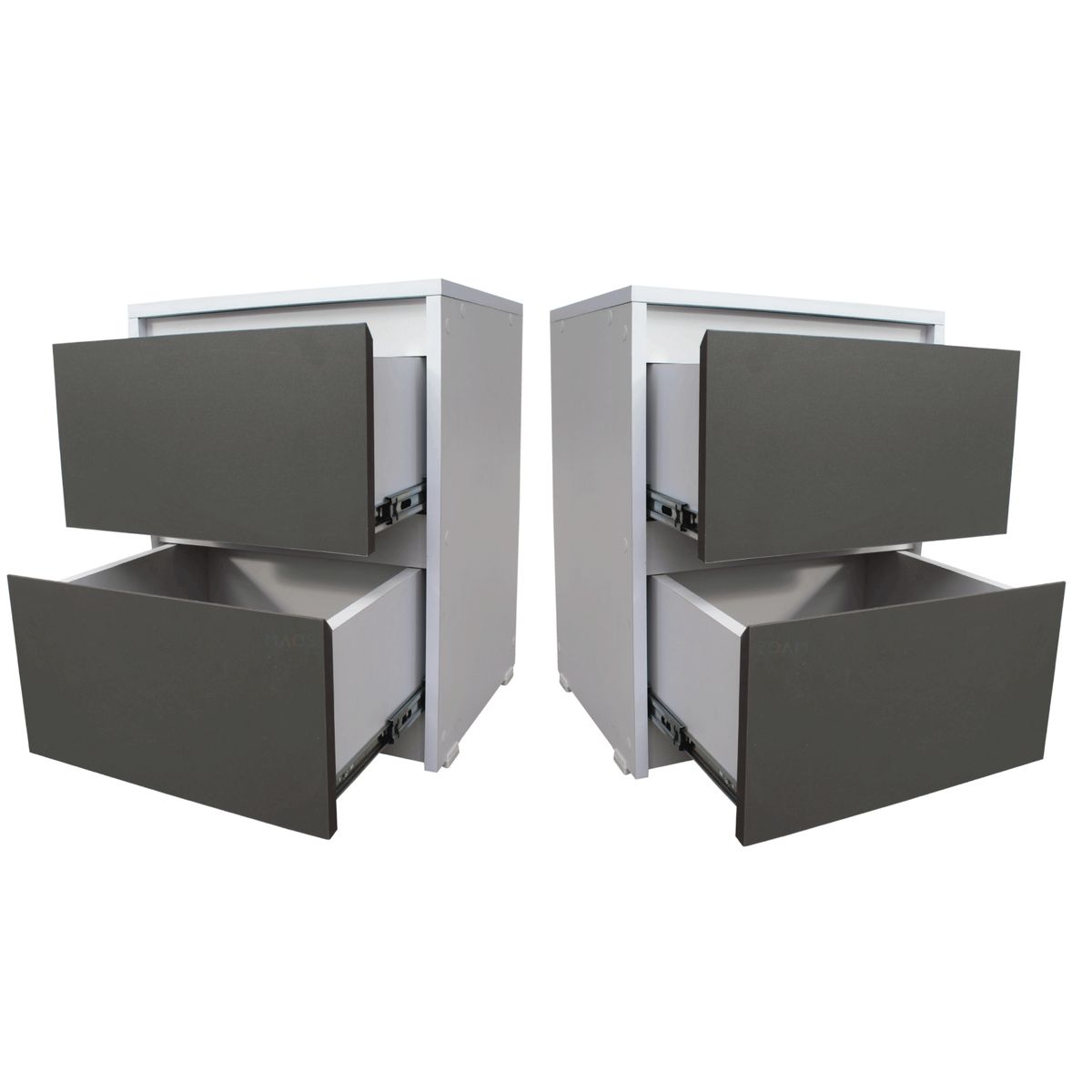 MAOS - Combo X2 Mesa De Noche  Nochero  Mesa Auxiliar