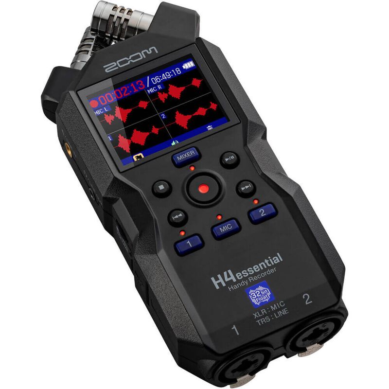 ZOOM - Grabadora Zoom H4 Essential XY Profesional 4 Pistas 32 Bits