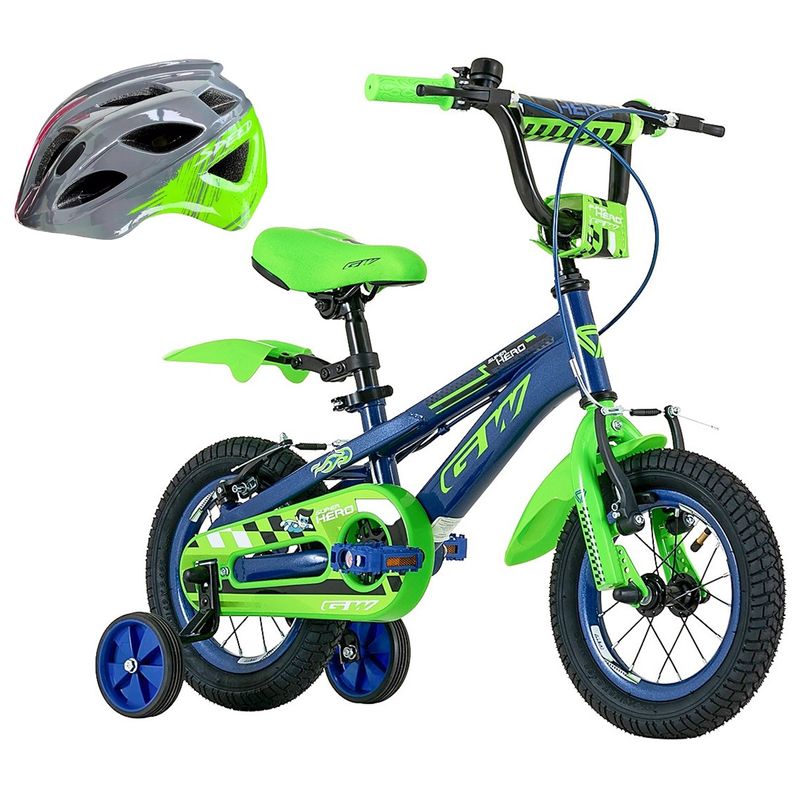 GW - Bicicleta Niño Niña Gw Rin 12 Rueda Auxiliar Con Accesorios