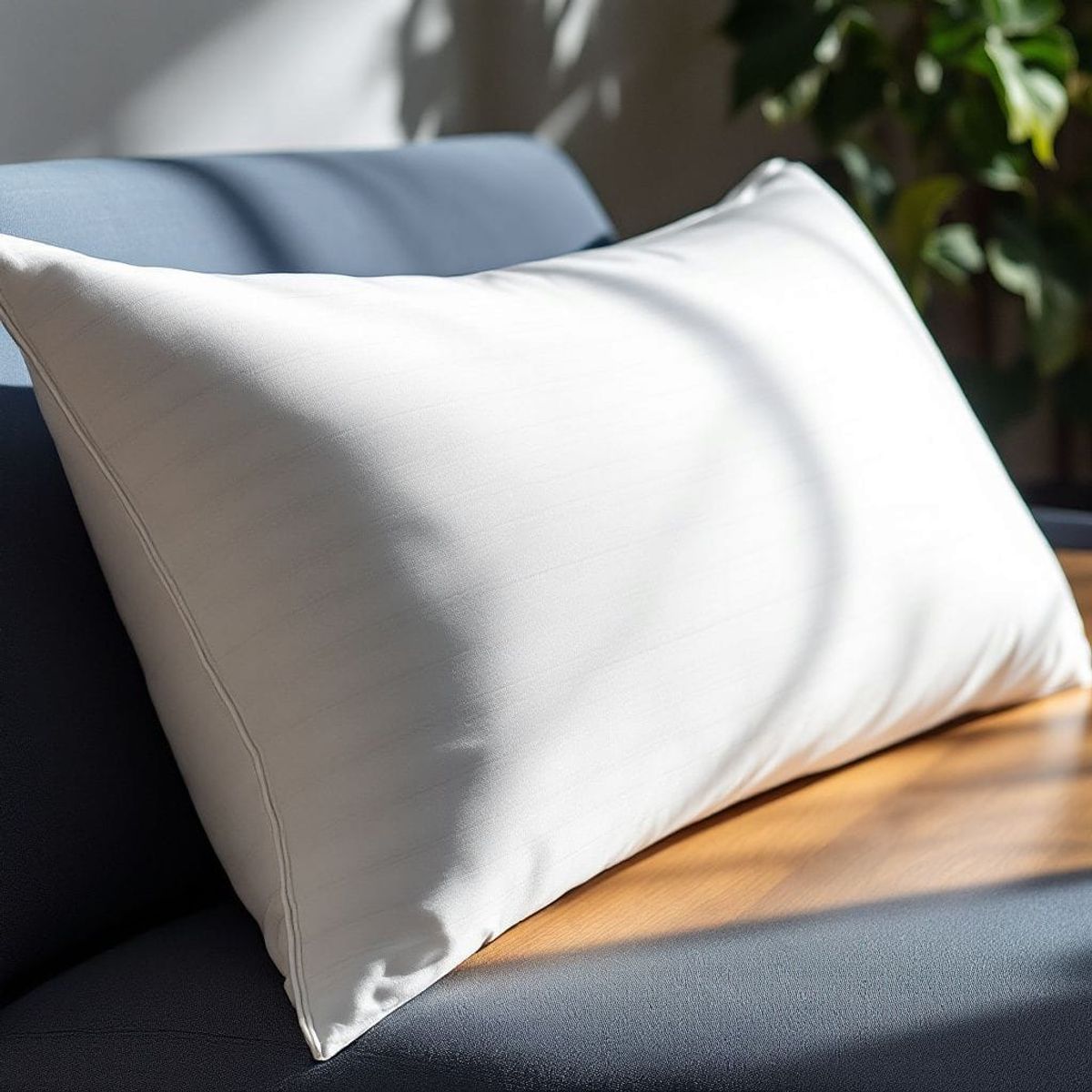 VOYPRE - Almohada De Lujo En Fibra Sintética 70x40x15 cm