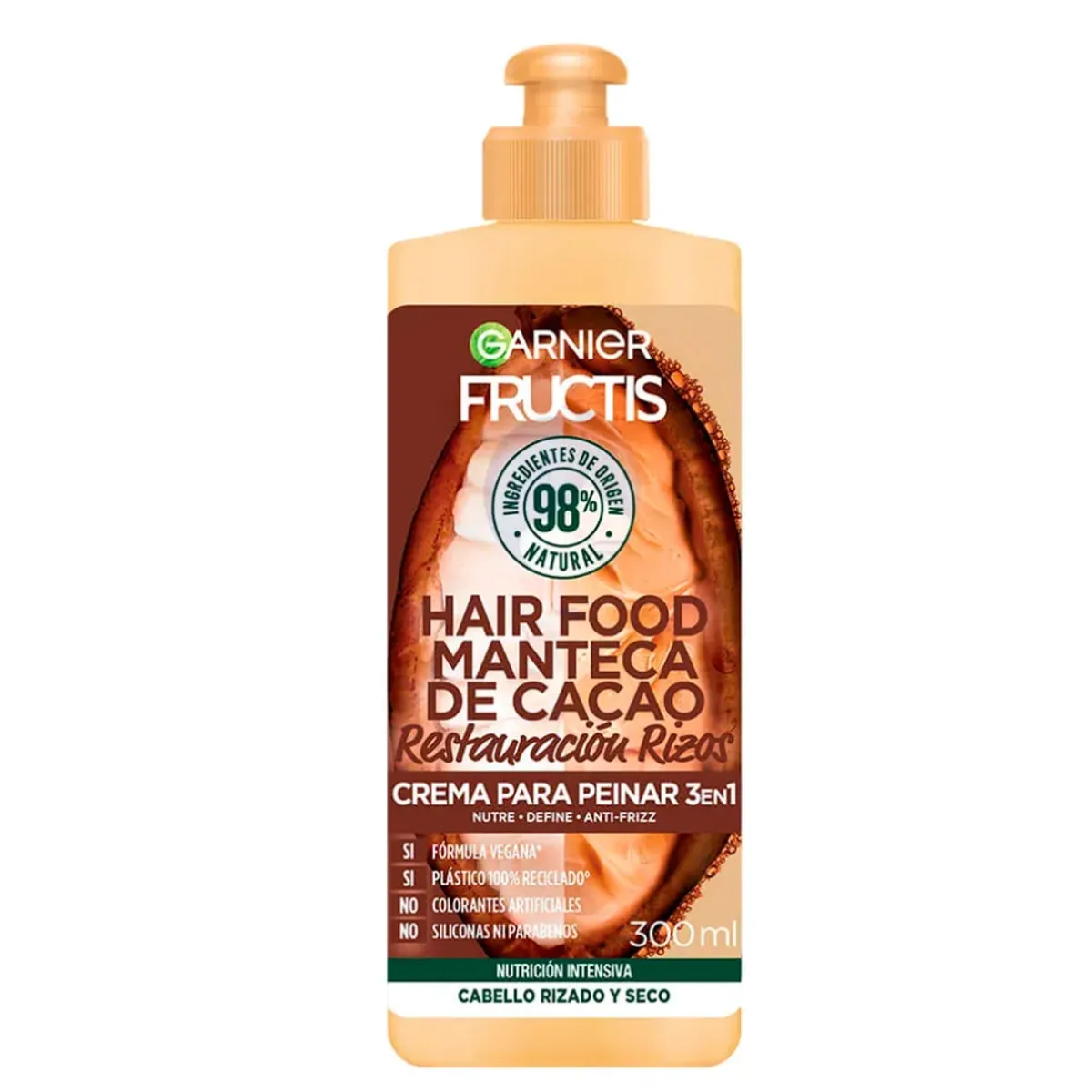GARNIER - Crema para Peinar Garnier Fructis Hair Food Manteca de Cacao 300mL