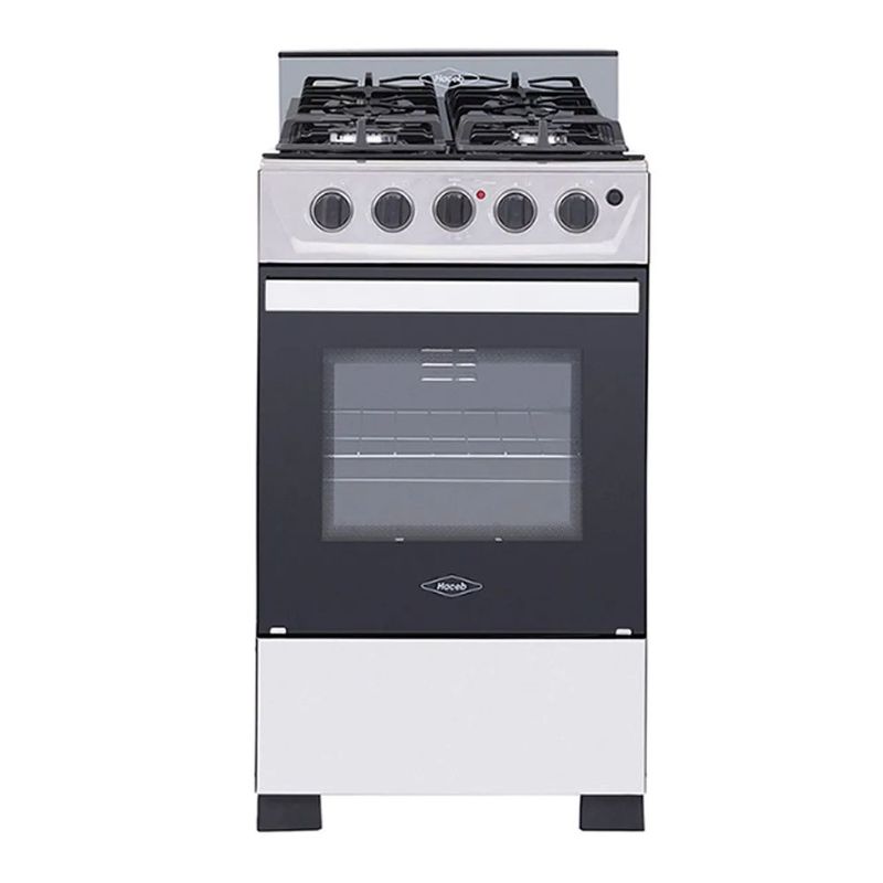 HACEB - Estufa de Piso HACEB 50cm 4 Puestos GN Horno ROMERO Cristal