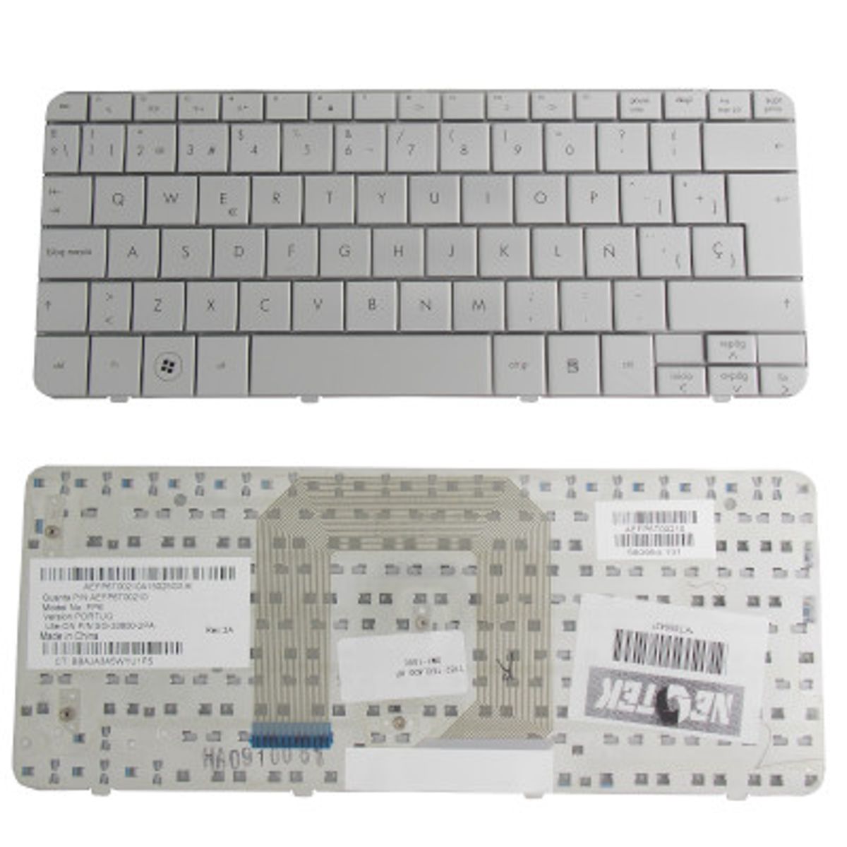 NEOTEK - Teclado Repuesto HP Pavilion DM1-1000 Español Latino con Ñ Negro