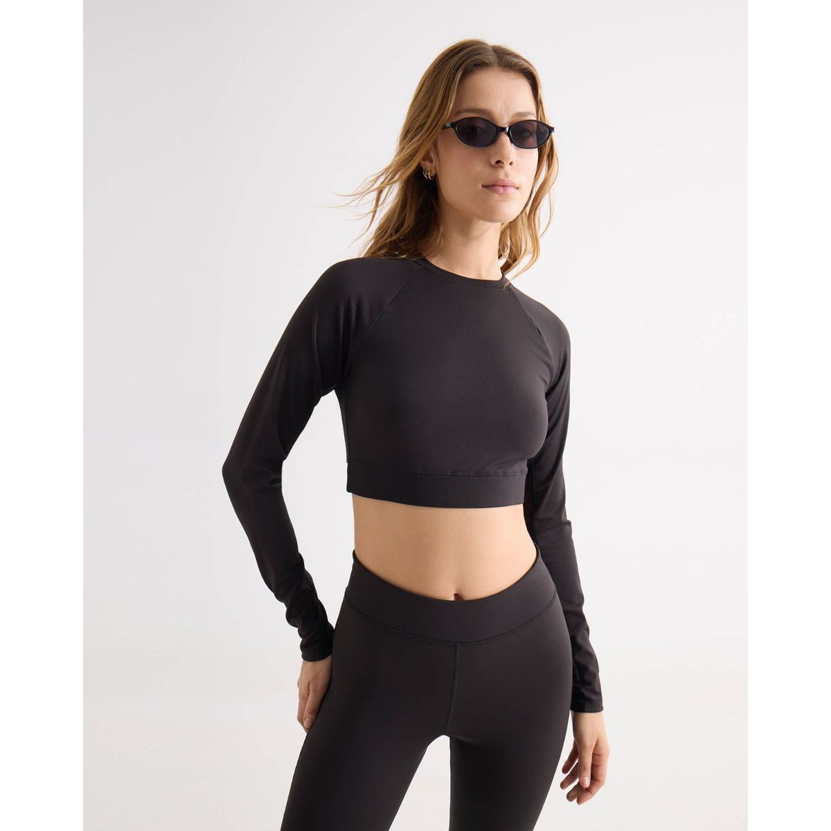 SEVEN SEVEN - Camiseta Para Mujer Crop Top Color Negro Marca Seven Seven #28096246