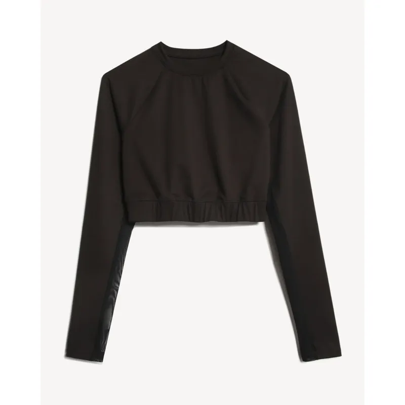 SEVEN SEVEN - Camiseta Para Mujer Crop Top Color Negro Marca Seven Seven #28096246