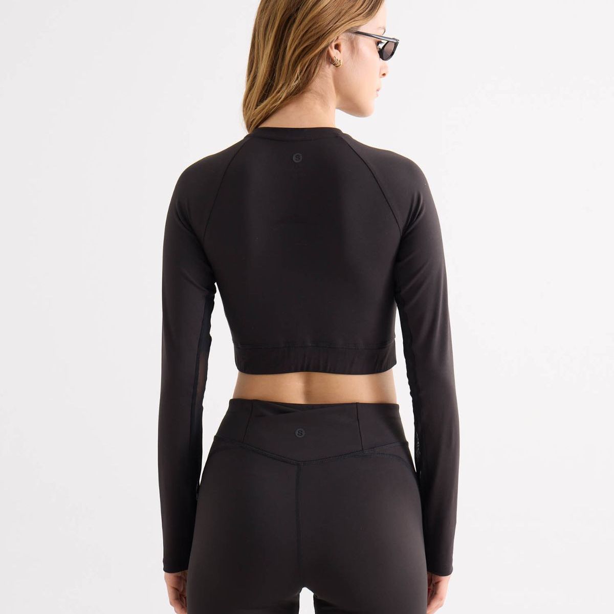 SEVEN SEVEN - Camiseta Para Mujer Crop Top Color Negro Marca Seven Seven #28096246