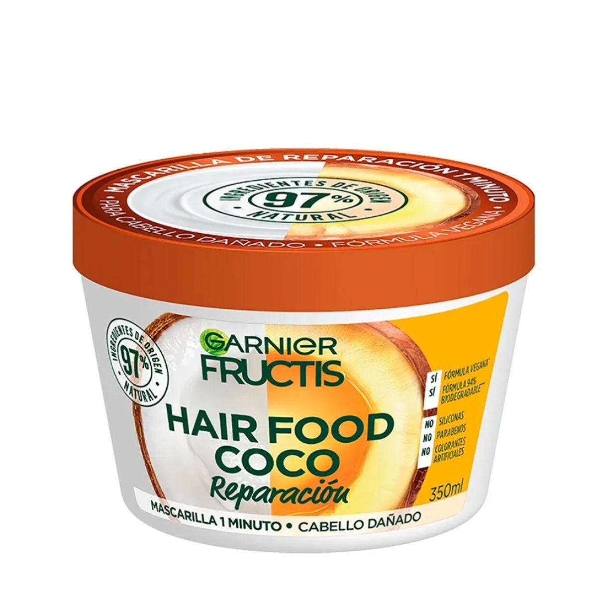 GARNIER - Mascarilla Garnier Fructis Hair Food Coco 350ml