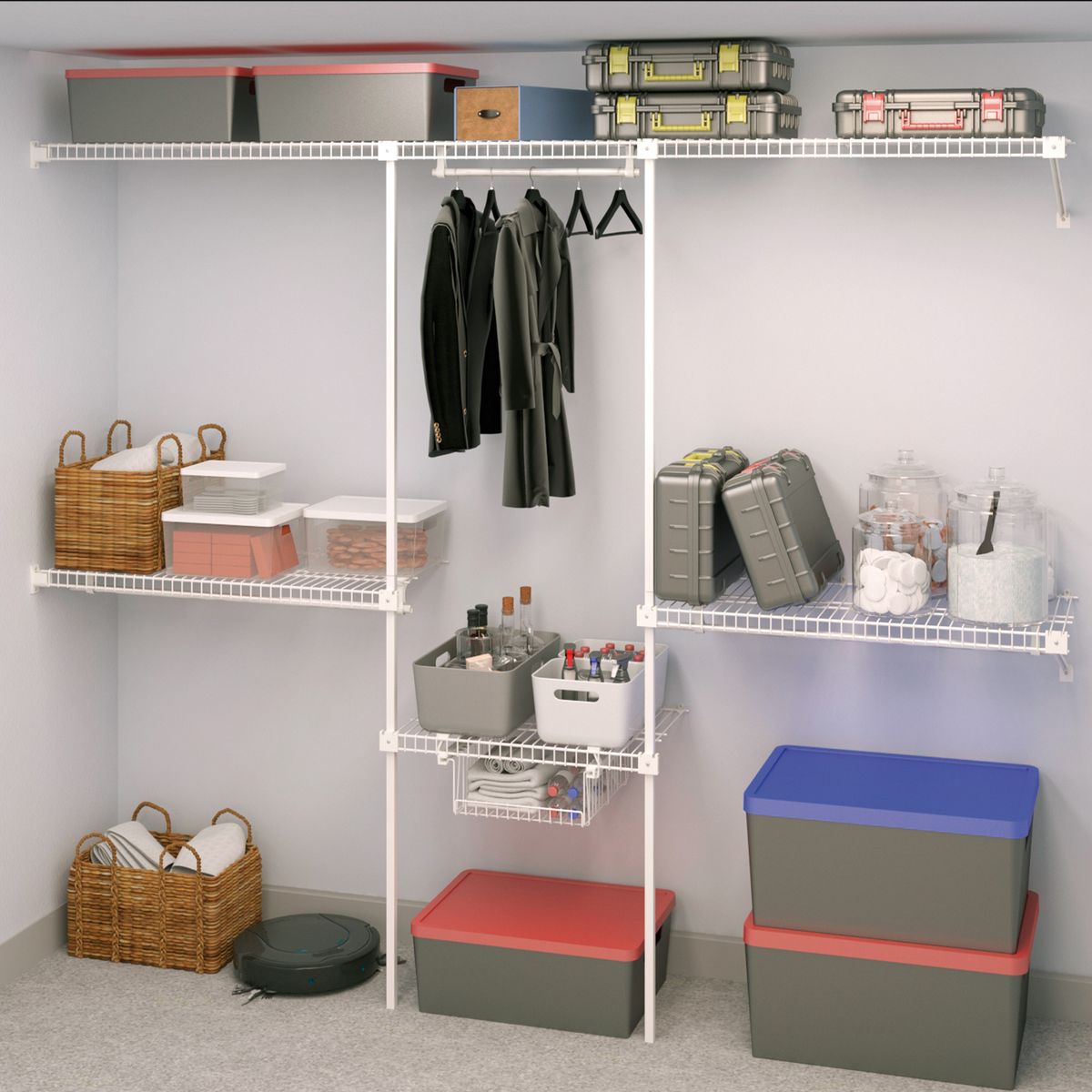 SOH DESIGN - Mueble Esparta Plastificado Blanco