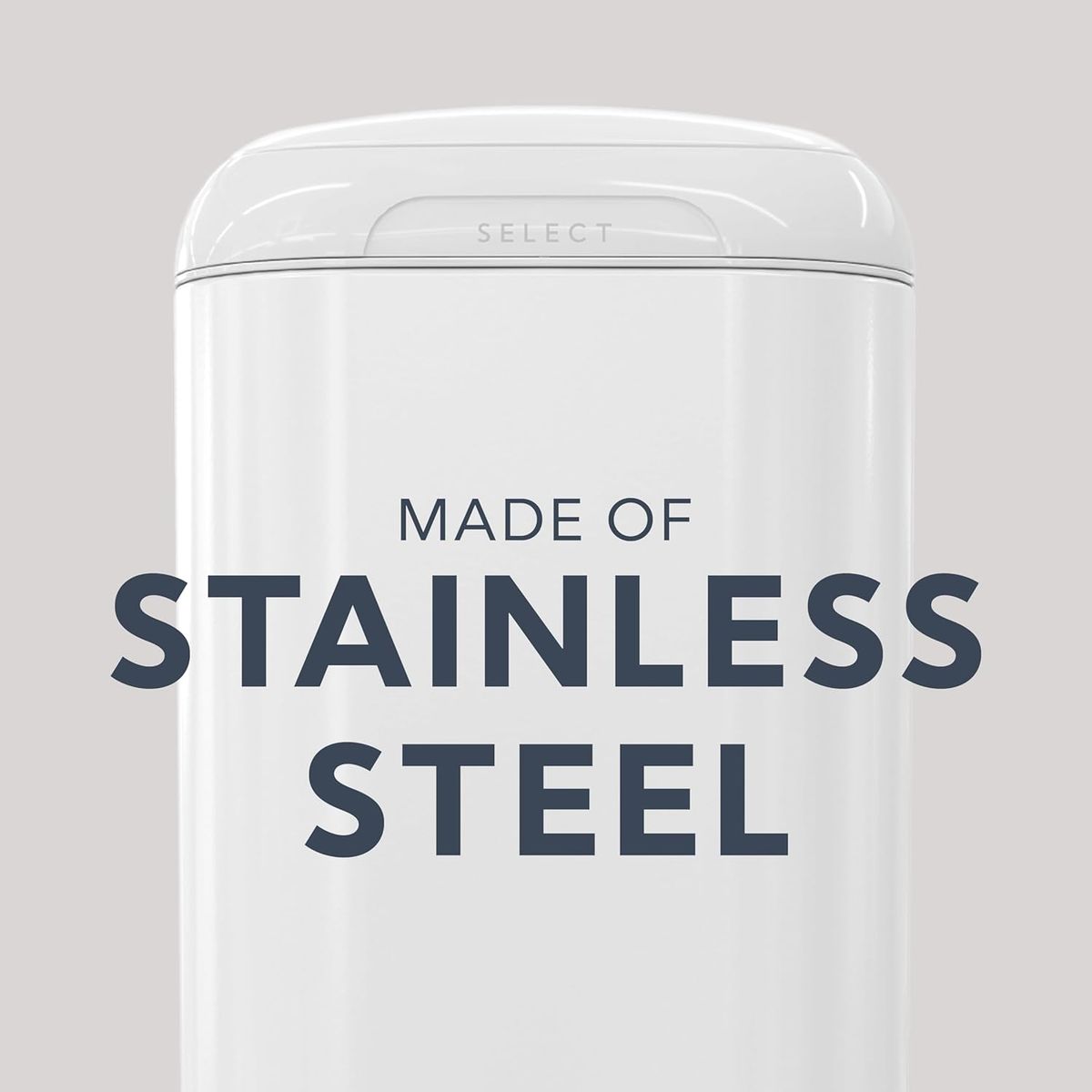 PLAYTEX - Caneca Pañales Playtex Diaper Acero Inox Blanca