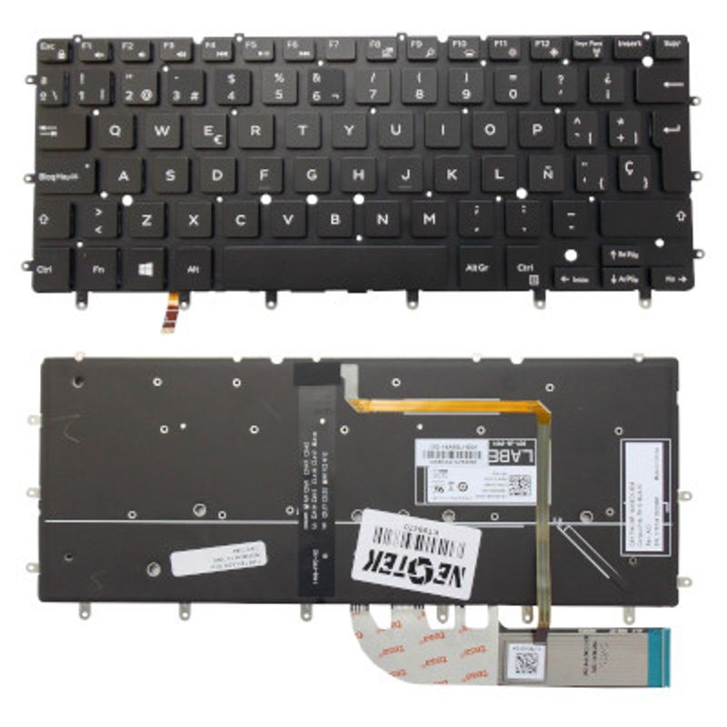 NEOTEK - Teclado Repuesto Dell Inspiron 13-7347 / 7348 Español Latino con Ñ