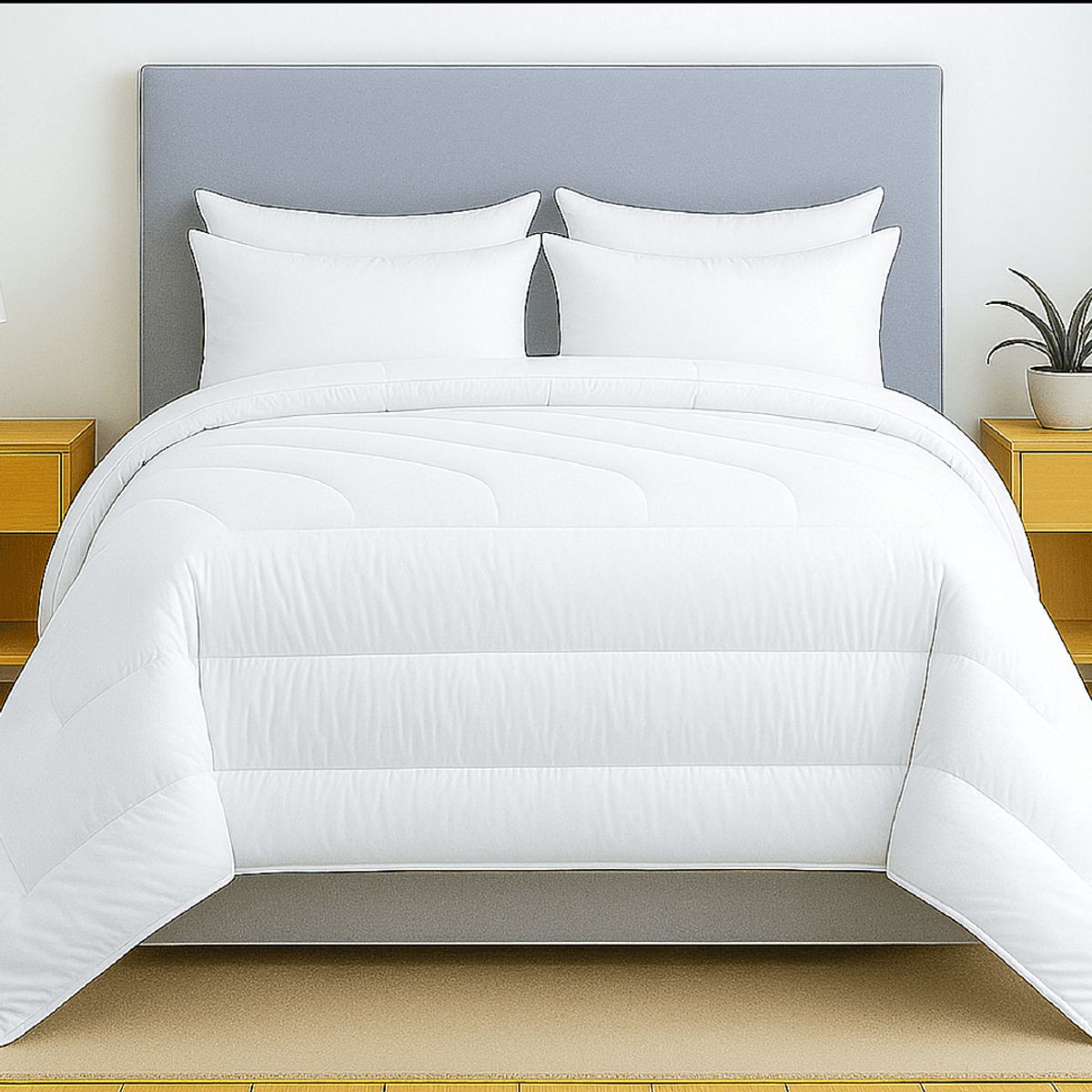 PLUMA LUNA - Plumon Cobija en pluma 100% - Goose - Ganso  King