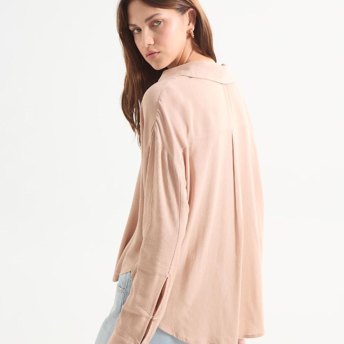 SEVEN SEVEN - Blusa Para Mujer Manga Larga Color Taupe Marca Seven Seven #28124003