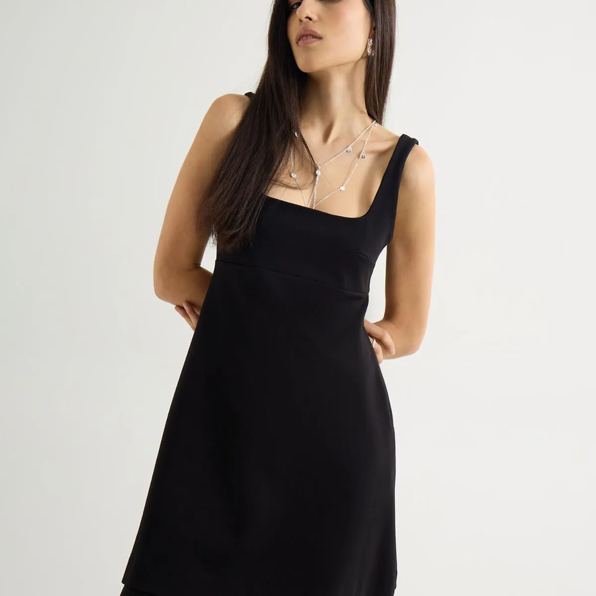 SEVEN SEVEN - Vestido Para Mujer M/Sisa Corto Color Negro Marca Seven Seven #28171367