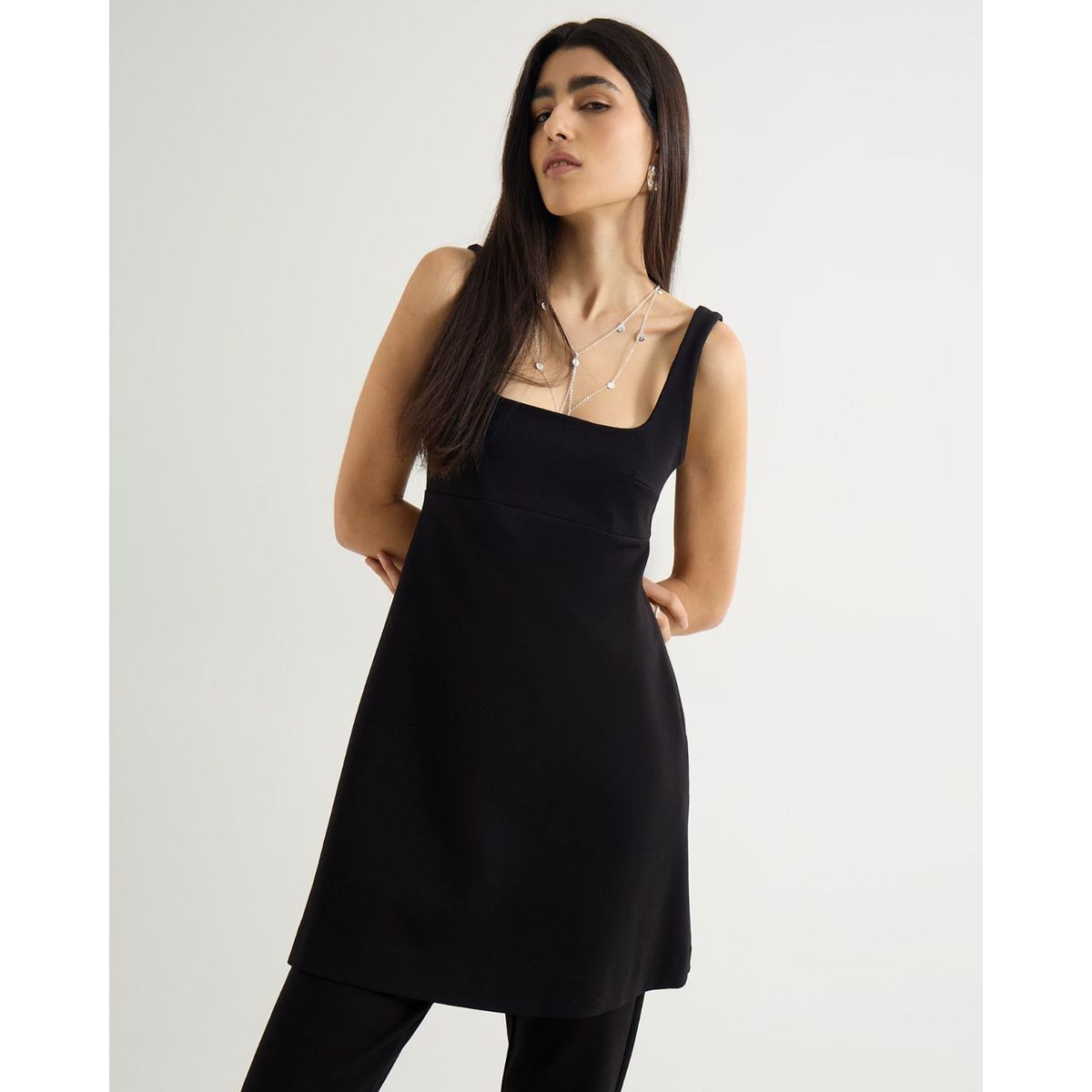 SEVEN SEVEN - Vestido Para Mujer M/Sisa Corto Color Negro Marca Seven Seven #28171367