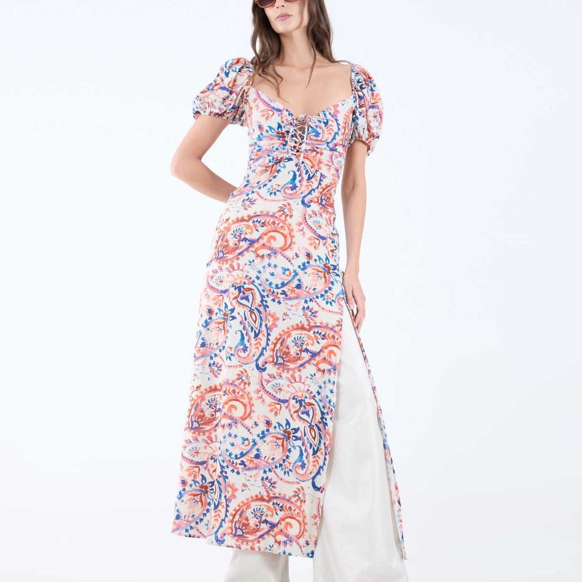 SEVEN SEVEN - Vestido Para Mujer Manga Corta Color Terracota Marca Seven Seven #28171335