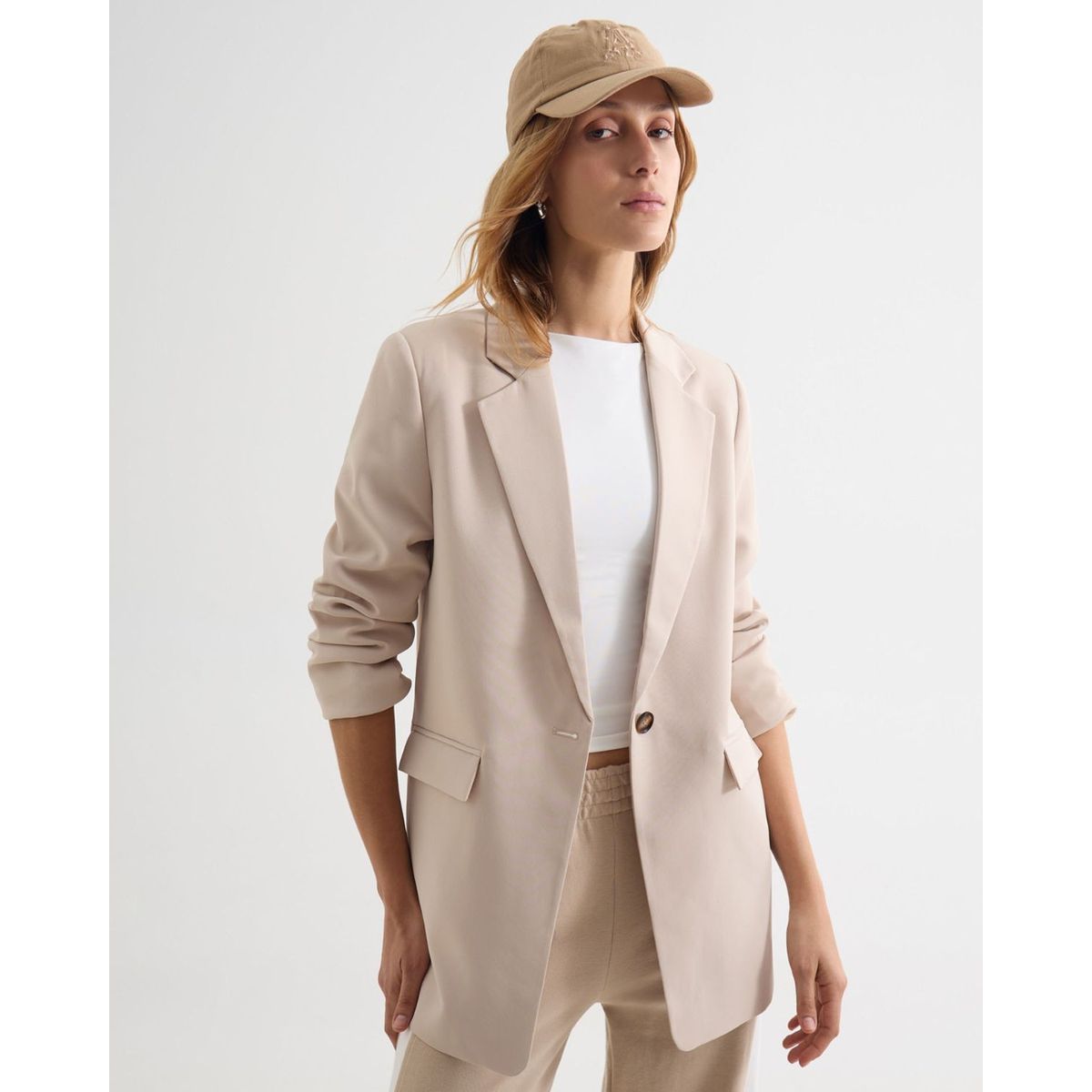 SEVEN SEVEN - Blazer Para Mujer  Color Beige Marca Seven Seven #28400053