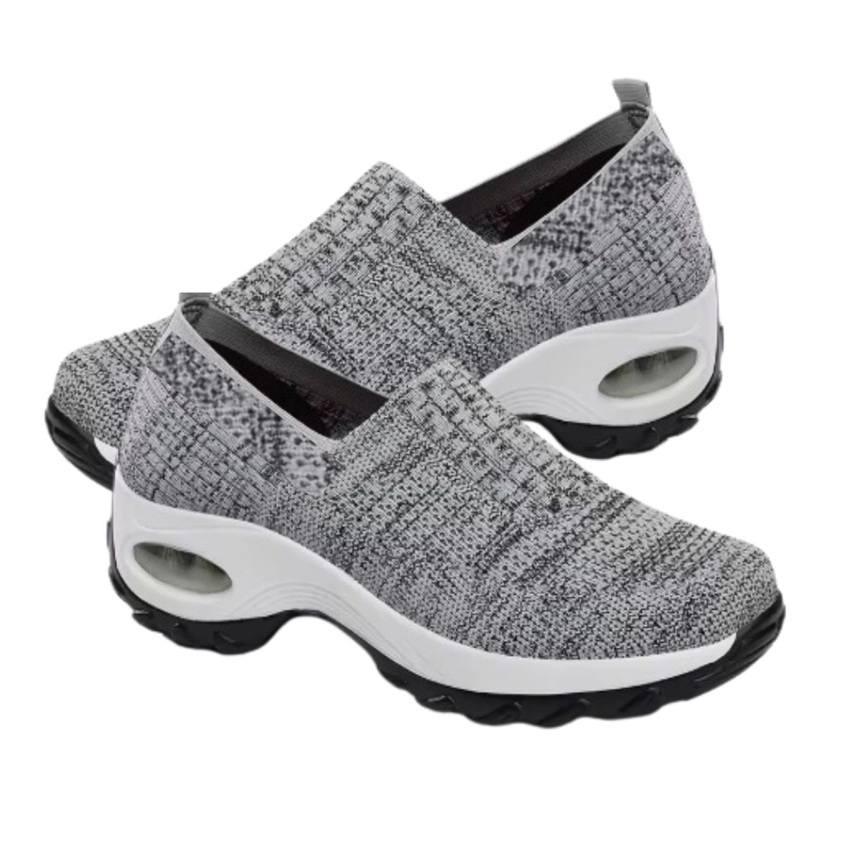 SPORT - Tenis Zapatillas Ultra Cómodos No Dolor Tipo Media Sin Cordón New Fit