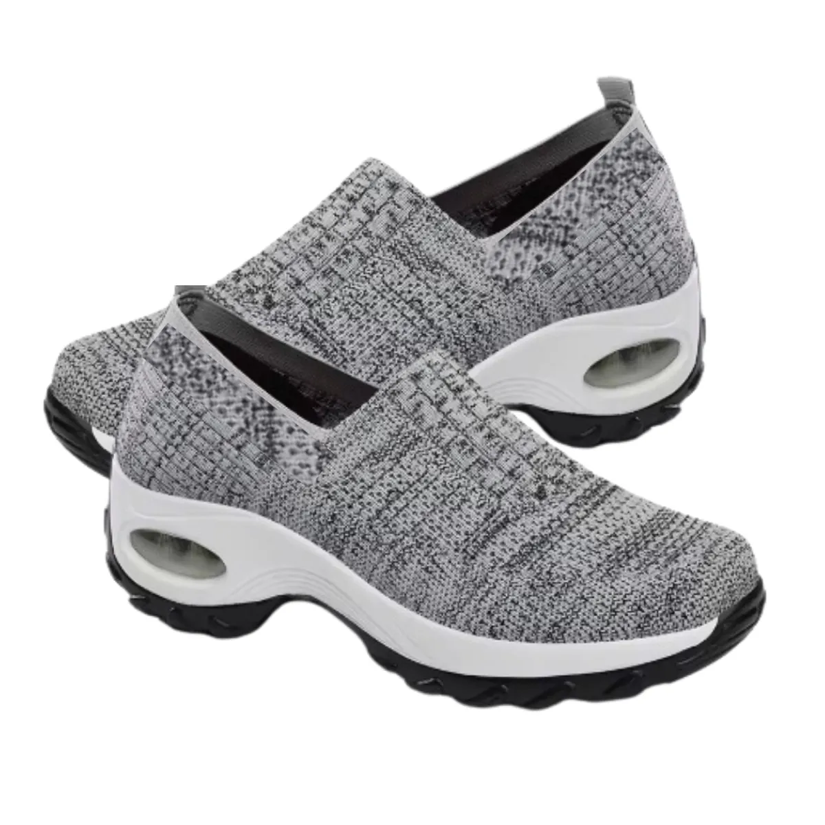 SPORT - Tenis Zapatillas Ultra Cómodos No Dolor Tipo Media Sin Cordón New Fit