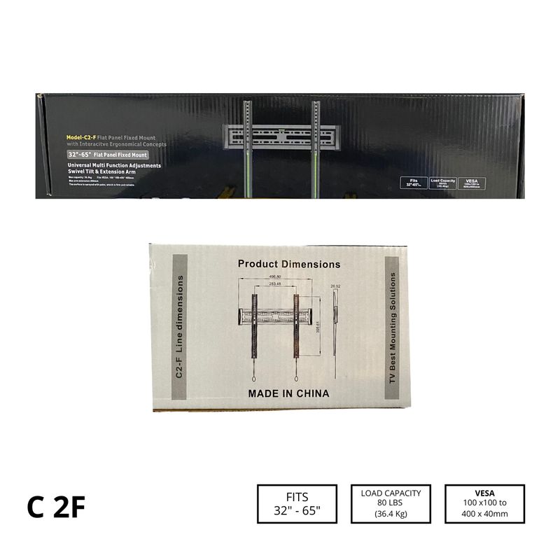 GENERICO - Soporte fijo para TV REF C2F