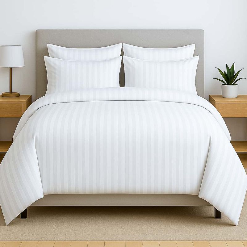 PLUMA LUNA - Funda de plumon - Cover Duvet -  diseño Hotelero  King