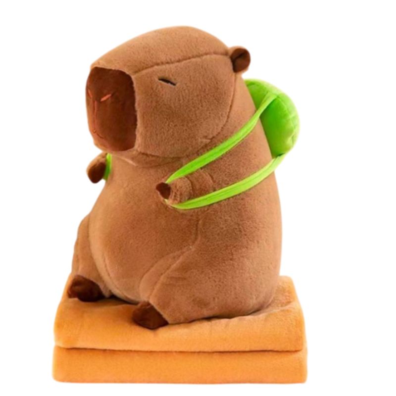 GENERICO - Peluche De Capybara Con Cobija Manta Para Dormir