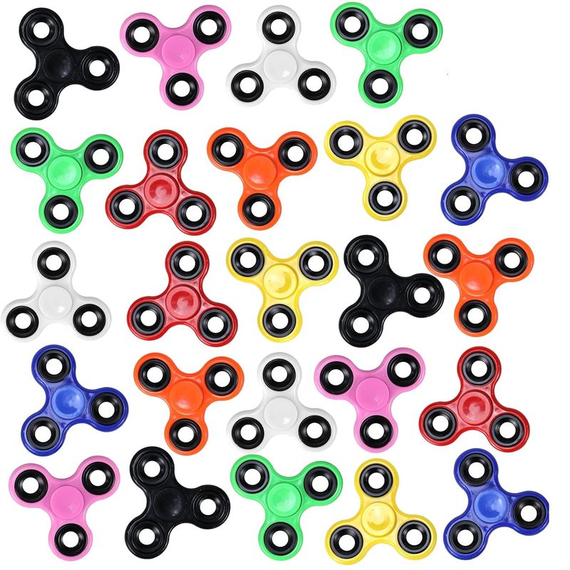GENERICO - Fidget Spinner Spiner 2025 Metalico Antiestres 3 Rul. 1 Und.