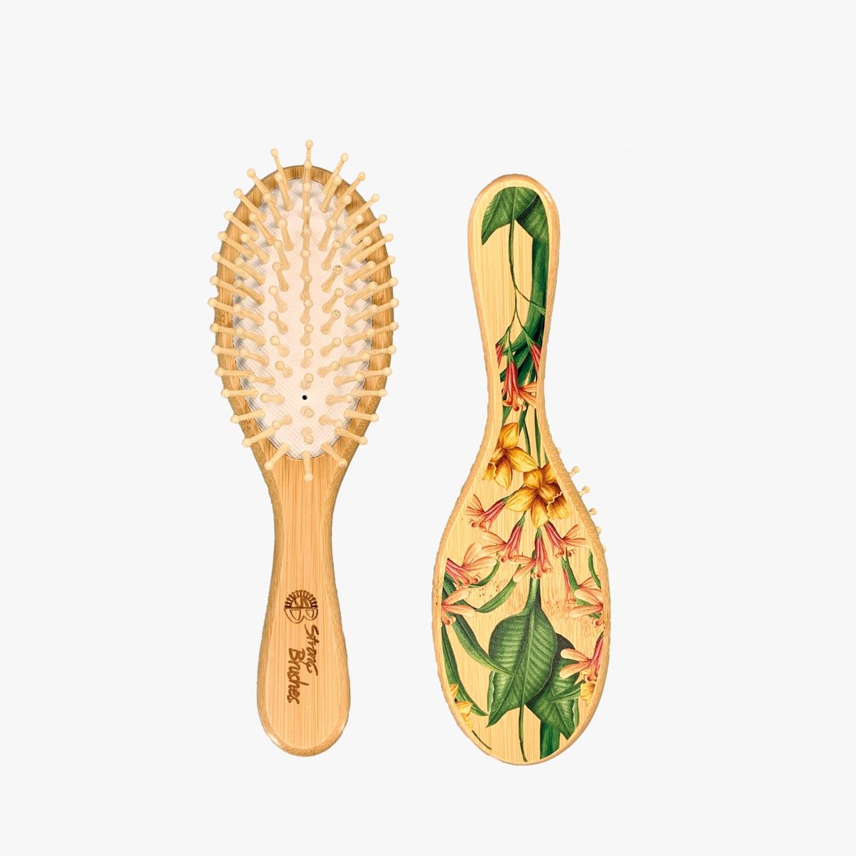STRONGCASE - Cepillo Bambu Paleta Redonda Pequeña