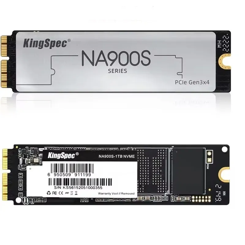 KINGSPEC - Ssd 512GB Compatible Macbook A1465 A1466 A1502 A1398 Disco solido Gb