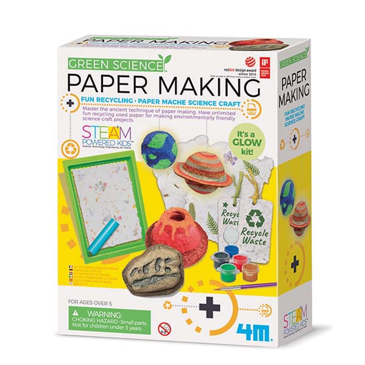 4M - KIT EXPERIMENTOS PARA HACER PAPEL - RECICLAJE