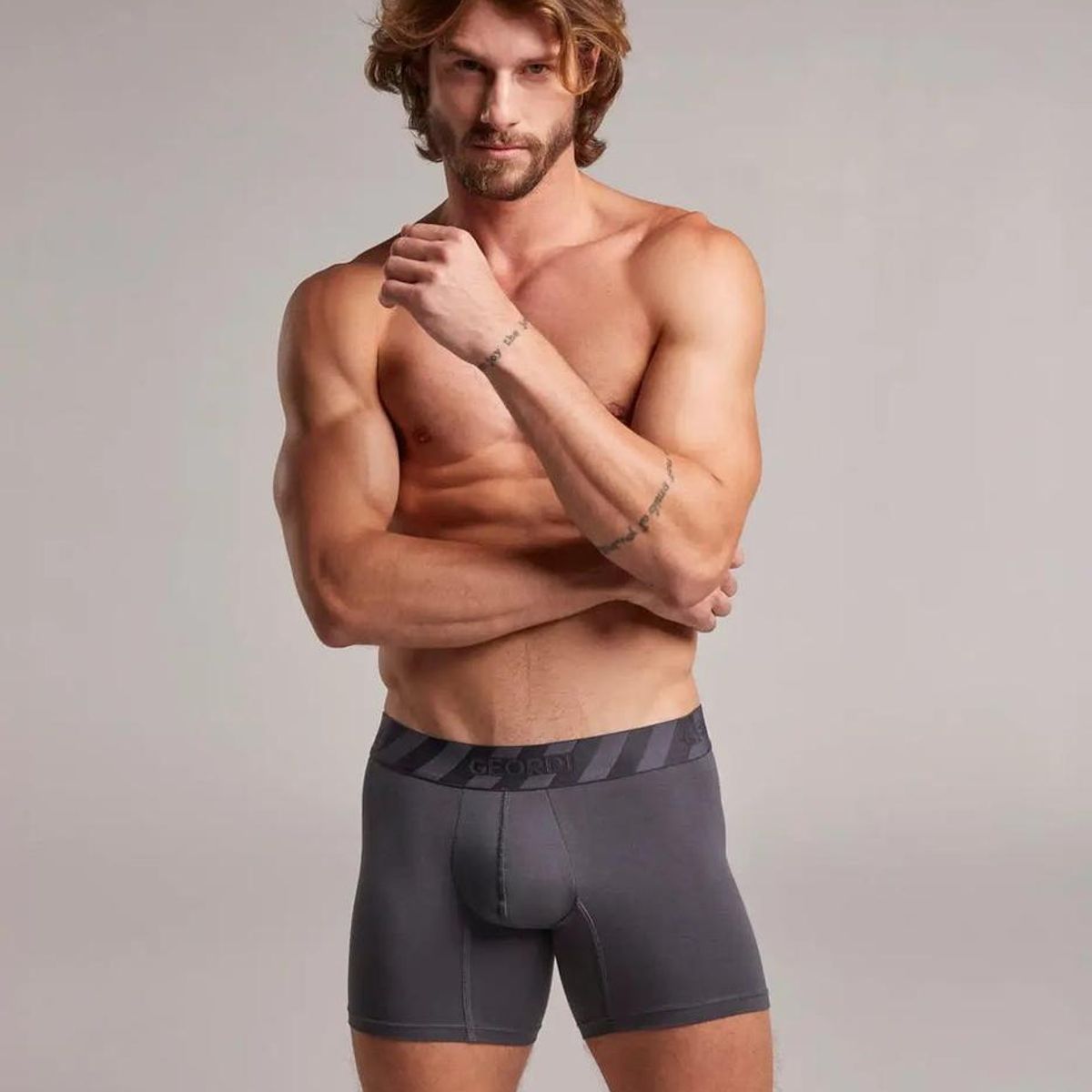 DIANE & GEORDI - Bóxer medio (2148) - Gris