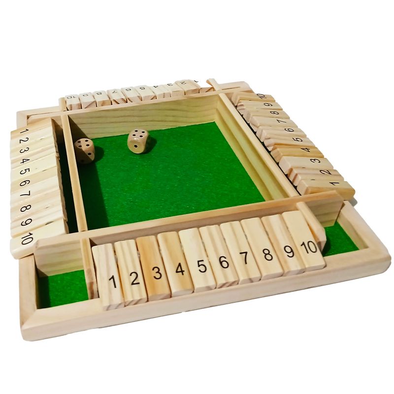 GENERICO - Juego De Mesa Madera Con Dados Juego Didáctico Estrategia