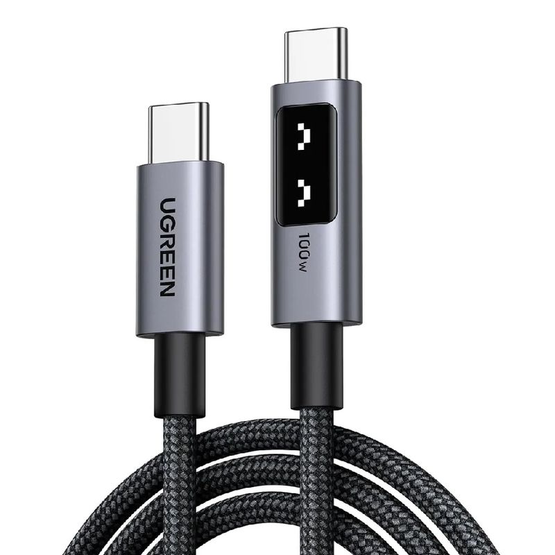 UGREEN - Ugreen Cable Tipo C 100w Con Pantalla Led