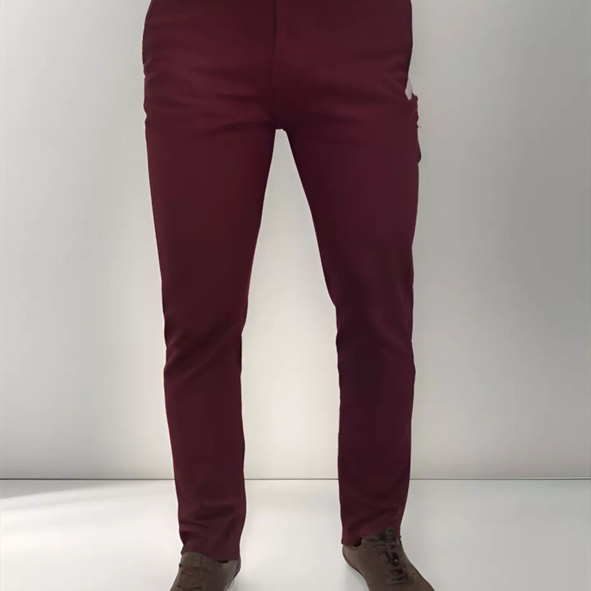 ABC - Pantalon dril licrado para hombre clasico colores