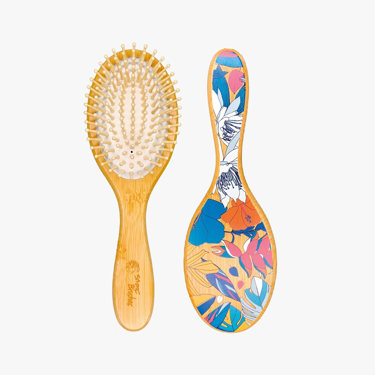 STRONGCASE - Cepillo Bambu Paleta Redonda