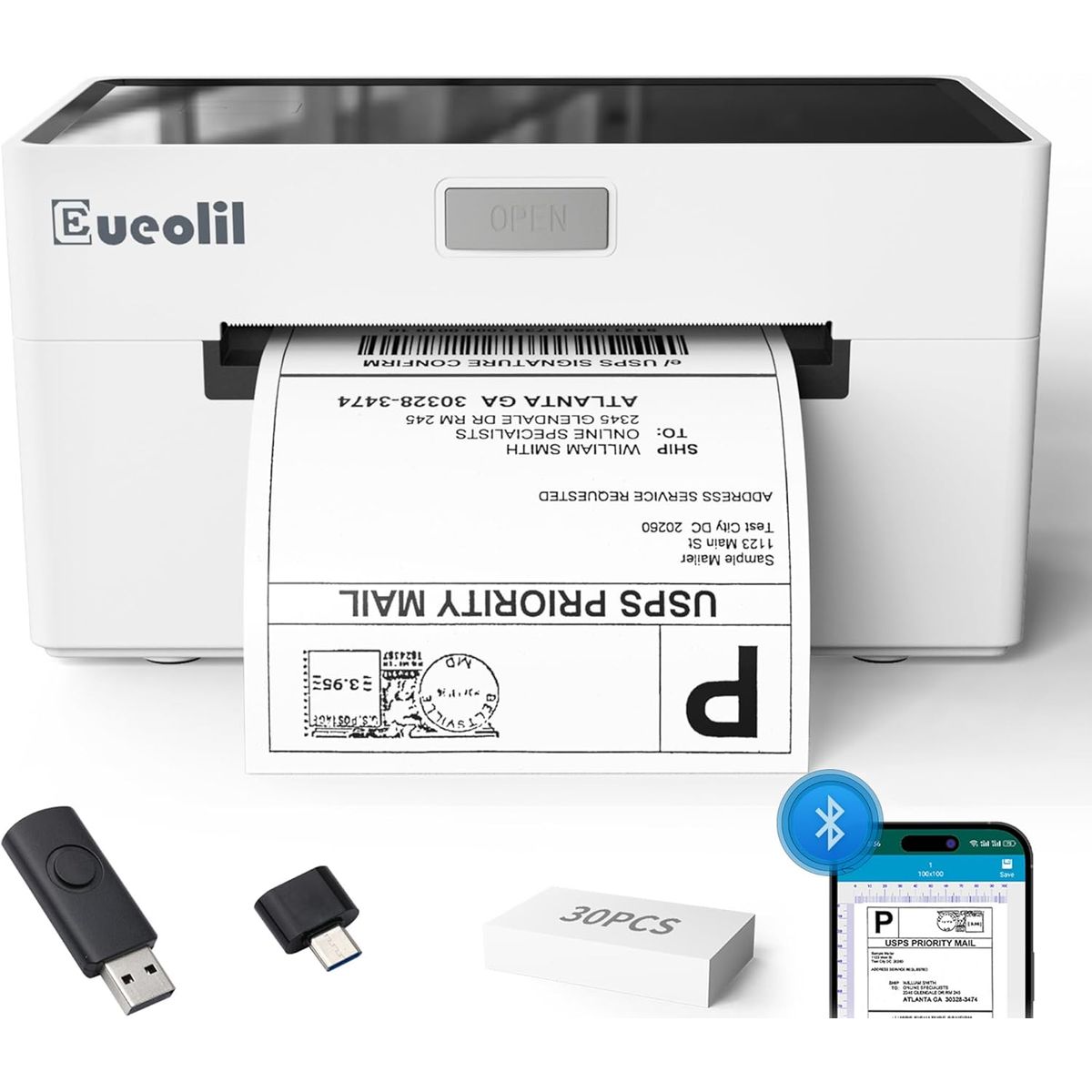 GENERICO - Impresora Térmica De Etiquetas Adhesivas Guias Envios Marketplace