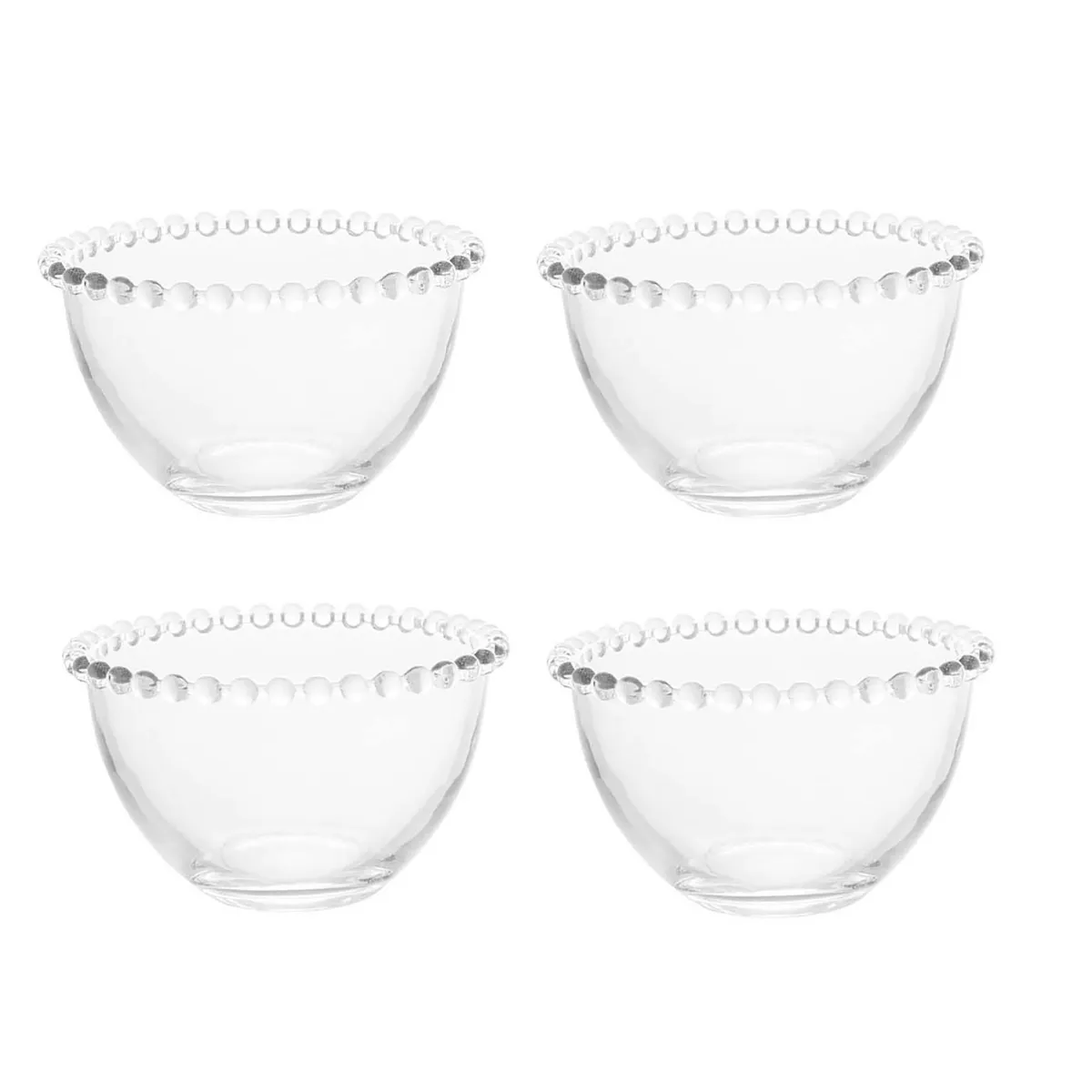 OCT GLASSWARE - SET 4 BOWLS VIDRIO 480 ML