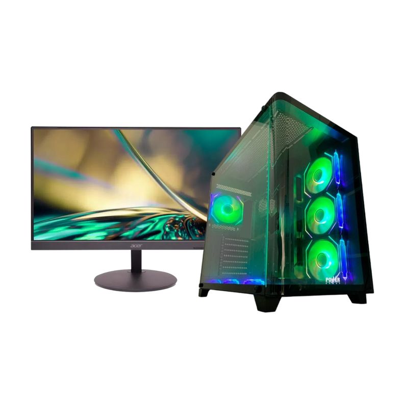 POWER GROUP - Computador GAMER Intel Core i7-14700 16GB 512GB - Monitor acer 215