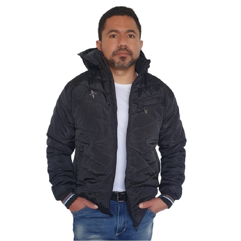 LIMAR - Chaqueta Para Hombre SNL Negra Con Interior En Tela Ovejera